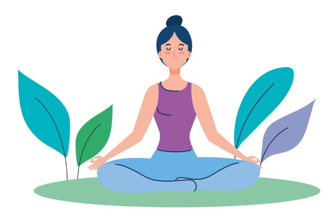techniki medytacji - kobieta medytuje